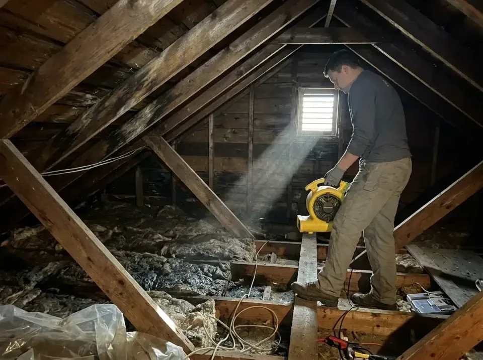attic-water-damage-drying-proc-007 — frequently asked questions, Emergency Water Extraction & 24/7 Flood Response in Eastval…
